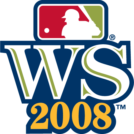 MLB World Series 2008 Wordmark Logo v2 iron on transfers for T-shirts